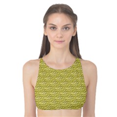 Golden Scales Tank Bikini Top by Brini