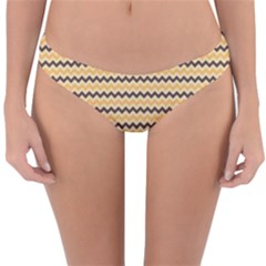 Colored Zig Zag Reversible Hipster Bikini Bottoms by Colorfulart23