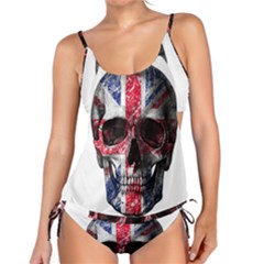 Uk Flag Skull Tankini Set by Valentinaart