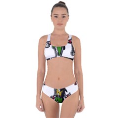 Joker  Criss Cross Bikini Set by Valentinaart