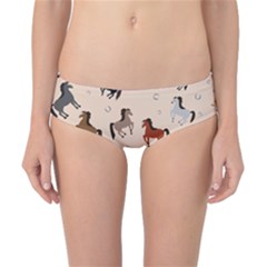 Horses For Courses Pattern Classic Bikini Bottoms by BangZart