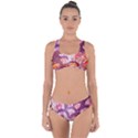 Colorful Art Traditional Batik Pattern Criss Cross Bikini Set View1