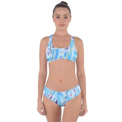 Art Batik Flowers Pattern Criss Cross Bikini Set by BangZart