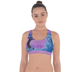 Rising To Touch You Cross String Back Sports Bra by Dimkad