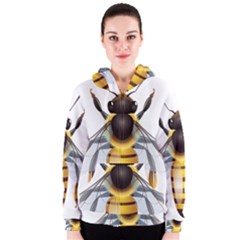 Bee Women s Zipper Hoodie