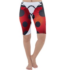 Ladybug Insects Cropped Leggings  by BangZart