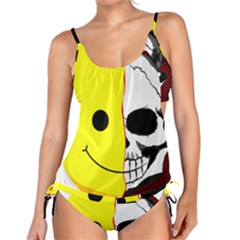 Skull Behind Your Smile Tankini Set by BangZart