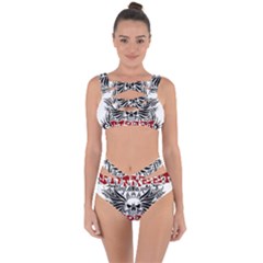 Tattoo Tribal Street Art Bandaged Up Bikini Set  by Valentinaart