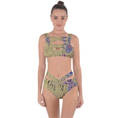 Traditional Art Batik Pattern Bandaged Up Bikini Set  by BangZart