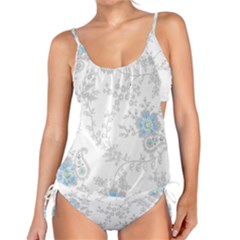 Traditional Art Batik Flower Pattern Tankini Set by BangZart