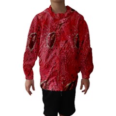 Red Peacock Floral Embroidered Long Qipao Traditional Chinese Cheongsam Mandarin Hooded Wind Breaker (kids) by BangZart