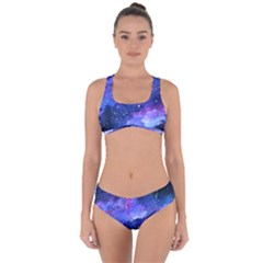 Galaxy Criss Cross Bikini Set by Kathrinlegg