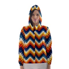 The Amazing Pattern Library Hooded Wind Breaker (women) by BangZart