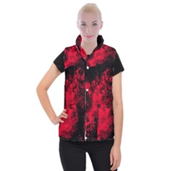Red Smoke Women s Button Up Puffer Vest by berwies