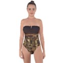 New York City At Night Future City Night Tie Back One Piece Swimsuit View1