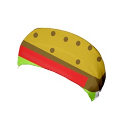 Hamburger Food Fast Food Burger Yoga Headband