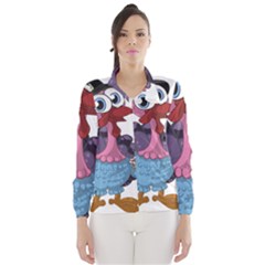 Turkey Animal Pie Tongue Feathers Wind Breaker (women) by Nexatart