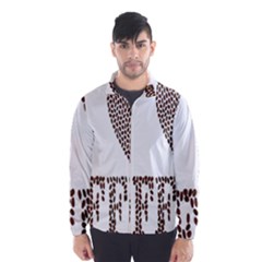 Love Heart Romance Passion Wind Breaker (men) by Nexatart