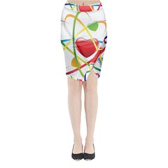 Love Midi Wrap Pencil Skirt by BangZart