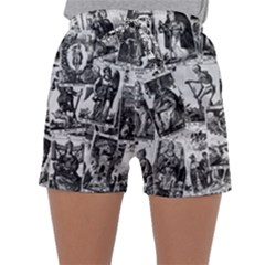 Tarot Cards Pattern Sleepwear Shorts by Valentinaart