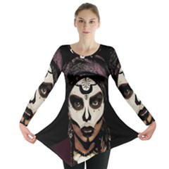 Voodoo  Witch  Long Sleeve Tunic  by Valentinaart