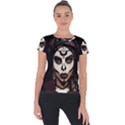Voodoo  witch  Short Sleeve Sports Top  View1