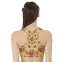 Roses And Fantasy Roses Sports Bra with Border View2