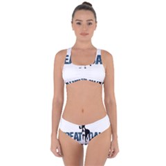 Great Dane Criss Cross Bikini Set by Valentinaart