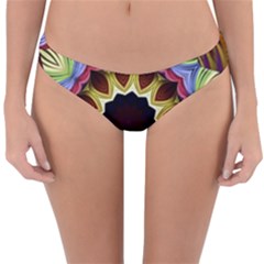 Love Energy Mandala Reversible Hipster Bikini Bottoms by designworld65