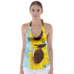Sunflower Babydoll Tankini Top by Valentinaart