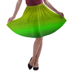 Ombre A-line Skater Skirt by ValentinaDesign