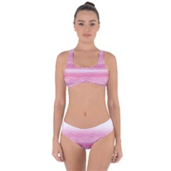 Ombre Criss Cross Bikini Set by ValentinaDesign