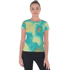 Ombre Short Sleeve Sports Top 