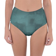 Ombre Reversible High-waist Bikini Bottoms by ValentinaDesign