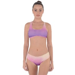 Ombre Criss Cross Bikini Set by ValentinaDesign