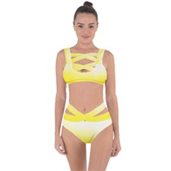 Ombre Bandaged Up Bikini Set  by ValentinaDesign