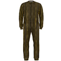 Stylish Golden Strips Onepiece Jumpsuit (men)  by gatterwe