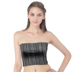 Stylish Silver Strips Tube Top by gatterwe