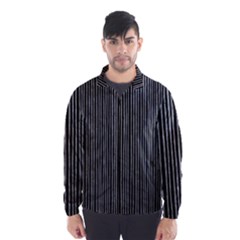 Stylish Silver Strips Wind Breaker (men) by gatterwe