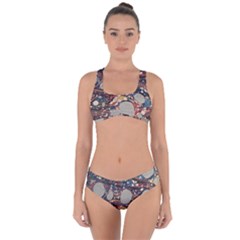 Marbling Criss Cross Bikini Set by Nexatart