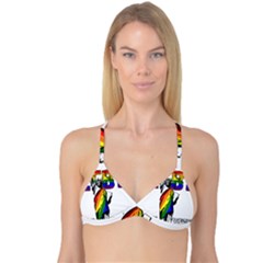 Lgbt New York Reversible Tri Bikini Top by Valentinaart