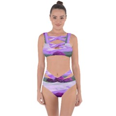 Landscape Bandaged Up Bikini Set  by Valentinaart