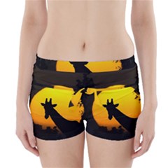 Giraffe  Boyleg Bikini Wrap Bottoms by Valentinaart