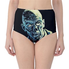 Zombie High-waist Bikini Bottoms by Valentinaart