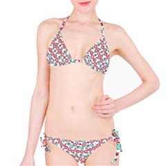 Multicolor Graphic Pattern Bikini Set by dflcprints