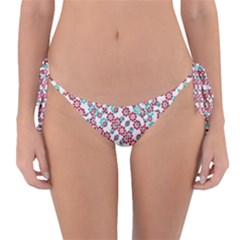 Multicolor Graphic Pattern Reversible Bikini Bottom by dflcprints