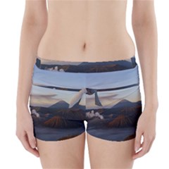 Sunrise Mount Bromo Tengger Semeru National Park  Indonesia Boyleg Bikini Wrap Bottoms by Nexatart