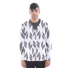 Feather Pattern Hooded Wind Breaker (men) by Valentinaart