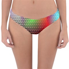 Abstract Rainbow Pattern Colorful Stars Space Reversible Hipster Bikini Bottoms by Mariart