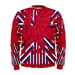 Alternatively Mega British America Red Dragon Men s Sweatshirt